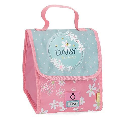 Enso Daisy schoudertas, thermisch, roze, 20 x 23 x 14 cm, polyester, Violeta, thermotas voor levensmiddelen