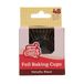 FunCakes Folie Baking Cups Metallic Zwart 48 Stuks