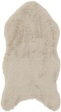 Decoris tapis imitation fourrure 90x50cm crème