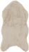 Decoris tapis imitation fourrure 90x50cm crème