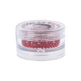 SABRINA AZZI Sabrina Art Decoratief glas met rode kralen (746), standaard, uniek