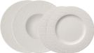 Villeroy & Boch Manufacture Rock Teller-Set van 4