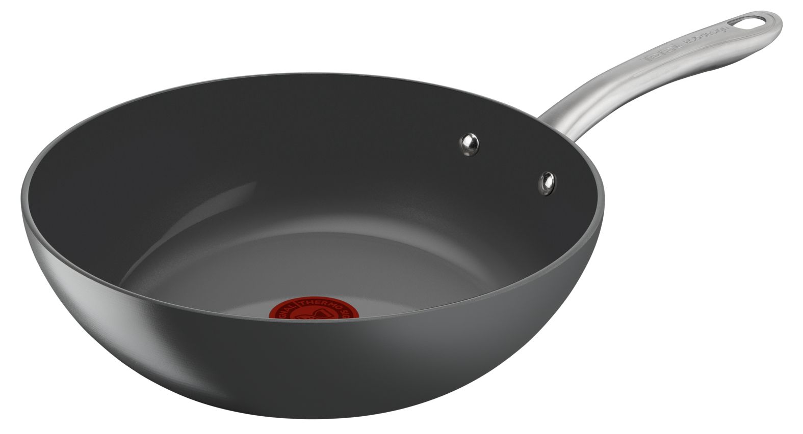 Tefal Renew+ Keramische Wokpan 28 cm - Grijs