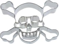 Städter Cookie Cutter Skull Embossing 9 cm Stainless Steel Silver
