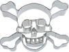 Städter Cookie Cutter Skull Embossing 9 cm Stainless Steel Silver