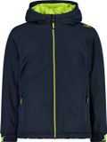 CMP Kinderjas met capuchon Feel Warm Flat Zwart/Blauw Polyester Herfst/Winter 2025