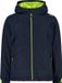 CMP Kinderjas met capuchon Feel Warm Flat Zwart/Blauw Polyester Herfst/Winter 2025