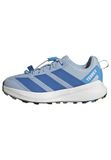 adidas Terrex Agravic Trail Running Kids Shoes, Glow Blue/Ray Blue/Tent Green, 38 2/3 EU