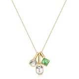 Brosway Symphonia BYM195 Damesketting, zilver, 316L roestvrij staal met kristallen hanger