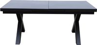 Red Deco Uitschuifbare Tuintafel 8 Personen 180/240x100x77cm Gris Metaal