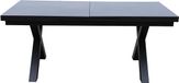 Red Deco Uitschuifbare Tuintafel 8 Personen 180/240x100x77cm Gris Metaal