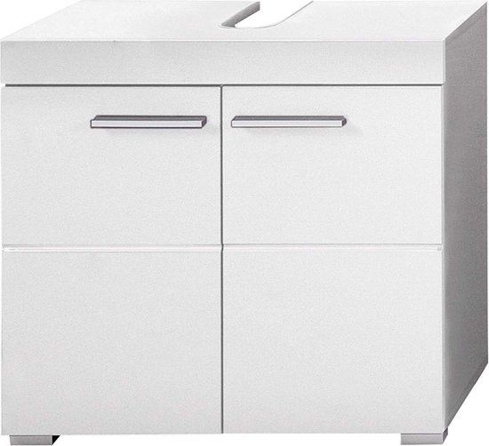 Trendteam Amandabad 01 Badkamermeubel - Wit - Onderbouwkast - 60x56x34cm - Zonder Spiegel