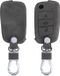 kwmobile coque de clé de voiture gris foncé pour VW Golf 7 MK7
