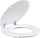 Beldray Houten toiletzitting - Wit - Ovaal