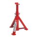 UNITEC Onderstelbok, 2 ton draagvermogen, in hoogte verstelbaar van 276 mm tot 363 mm, zilver