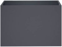 vidaXL Plantenbak Antraciet 50 x 40 x 40 cm Koudgewalst staal
