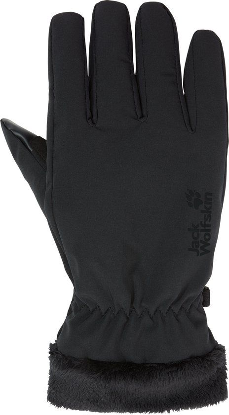 Jack Wolfskin HIGHLOFT GLOVE WOMEN Dames Sporthandschoenen - black - Maat L