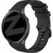 Bandz Bracelet en silicone premium pour Garmin Forerunner 55 (Noir)