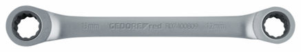 Gedore Ringsleutel met Ratel 17x19mm