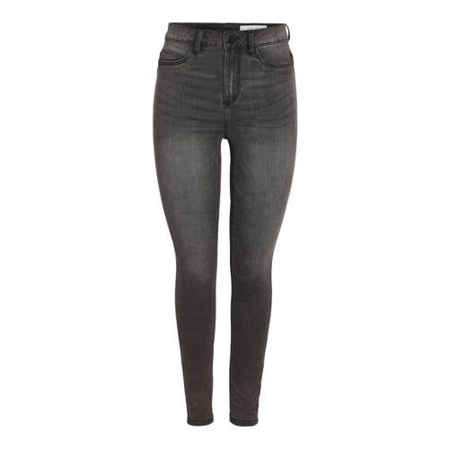 NOISY MAY Curve NMCALLIE High Waisted Skinny Jeans - Medium Grey Denim