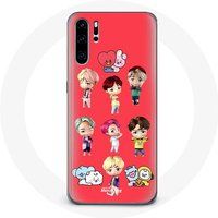 Manicase Etui voor Huawei P30 Pro BTS TinyTAN Animatie BT21 Poster Maniacase