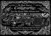 The Black Book of Calligraphy: Pedro Díaz Morante’s Hidden Masterpiece (1631) - A Multi-Purpose Art & Craft Book for Single-Stroke Drawing and Neon ... Alphabet Plates in High-Contrast Black
