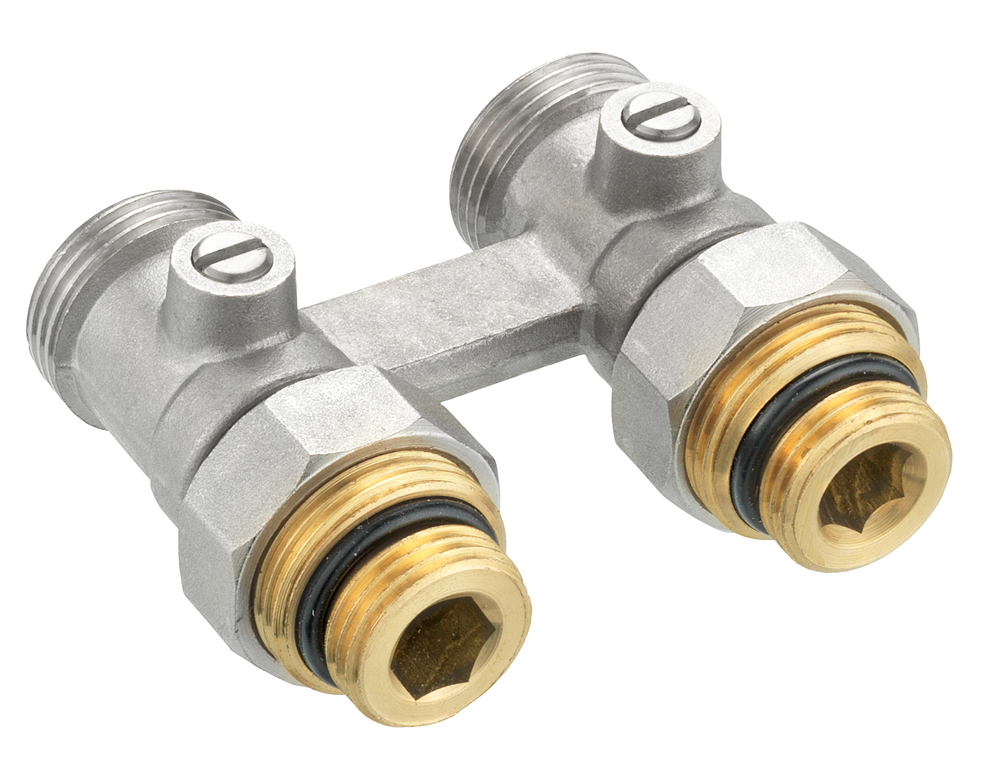 Cornat T591510 Kraanblok Ventiel-Radiator Recht