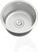 Merkloos / Sans marque Wan GmbH Ronde Spoelbak - Mini Gootsteen - Keuken Gebruik - Anticondensatie Coating - 34cm Diameter - Zilver