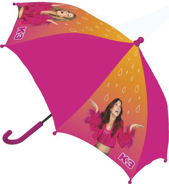 K3 Paraplu - Fuchsia - Kinderen - Unisex