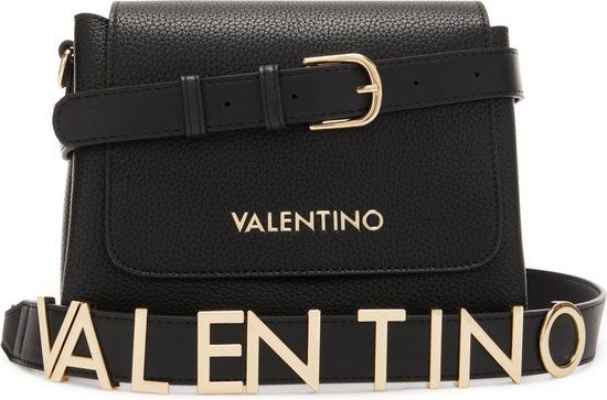 Valentino Bags Alexia Schoudertas Dames - Zwart - Imitatieleer