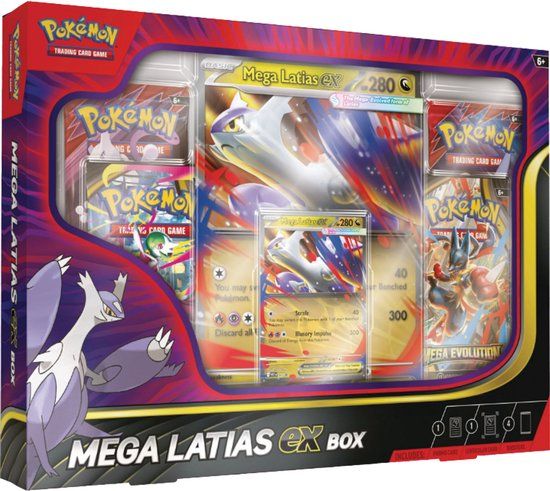The Pokemon Company Pokémon Mega Evolution Latias EX Box