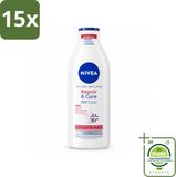Nivea Repair & Care Lait pour le corps - 15 pièces - 400 ml - Pour peau très sèche
