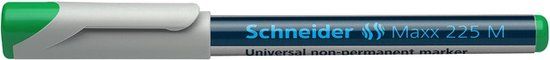 Schneider Schrijfwaren Schneider Maxx 225M universele marker, niet-permanent, groen, medium punt, 10 stuks