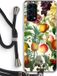 Case Company® - Oppo Find X3 Lite Case with Cord - Classic Flora - Black Cord - Back Cover