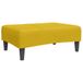 VidaXL Pouf 77x55x31 cm velours jaune
