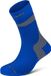 Enforma Chaussettes de compression avec technologie de bande – Soutien d'Achille – Chaussettes de sport de compression – Compression moyenne – Bleu/Gris – Taille L (42-44)