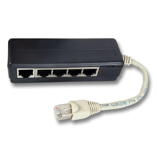 No Name K5117.015 - Netwerk Splitter - Zwart