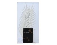 Decoris Spray plastic l0.33b15h42 cm warm wit 4st