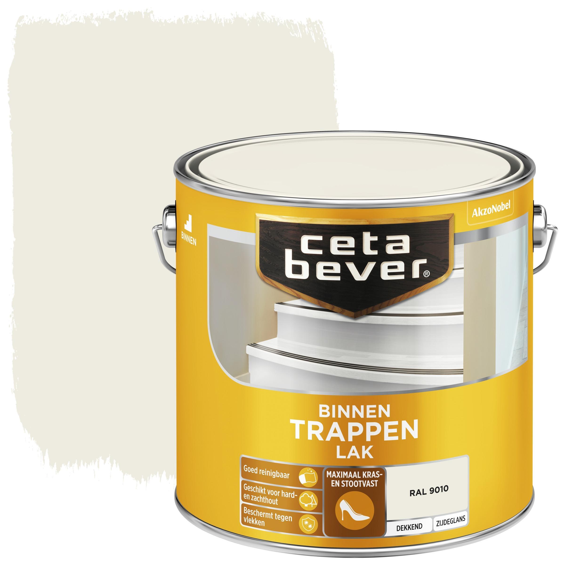 Cetabever trappenlak dekkend warm wit zijdeglans 2 5 liter