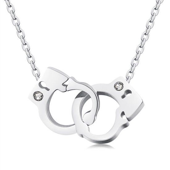 Cilla Jewels ketting Zilverkleurig Handcuff Pendant