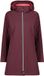 CMP Dames Parka Bordeauxrood Fleece Maat 36 Herfst/Winter 2025