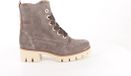Gabor Bottines Femme Daim Beige Bloc Talon Fermeture éclair/Lacets