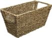 Five® 5Five Rieten opbergmand - gevlochten - beige/zwart - 31 x 15 x 15 cm