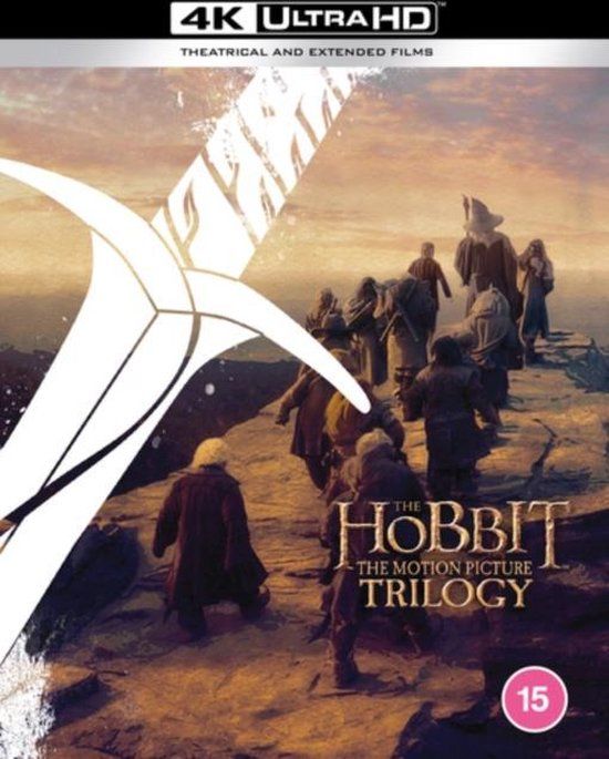 Movie Hobbit Trilogy Blu-ray 6pc(s) 500 min Engels 16:9 UHD Color 2012 Groot-Brittannië Fantasy Avontuur Boekverfilming