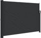 vidaXL Pare-soleil rétractable 140x600 cm noir
