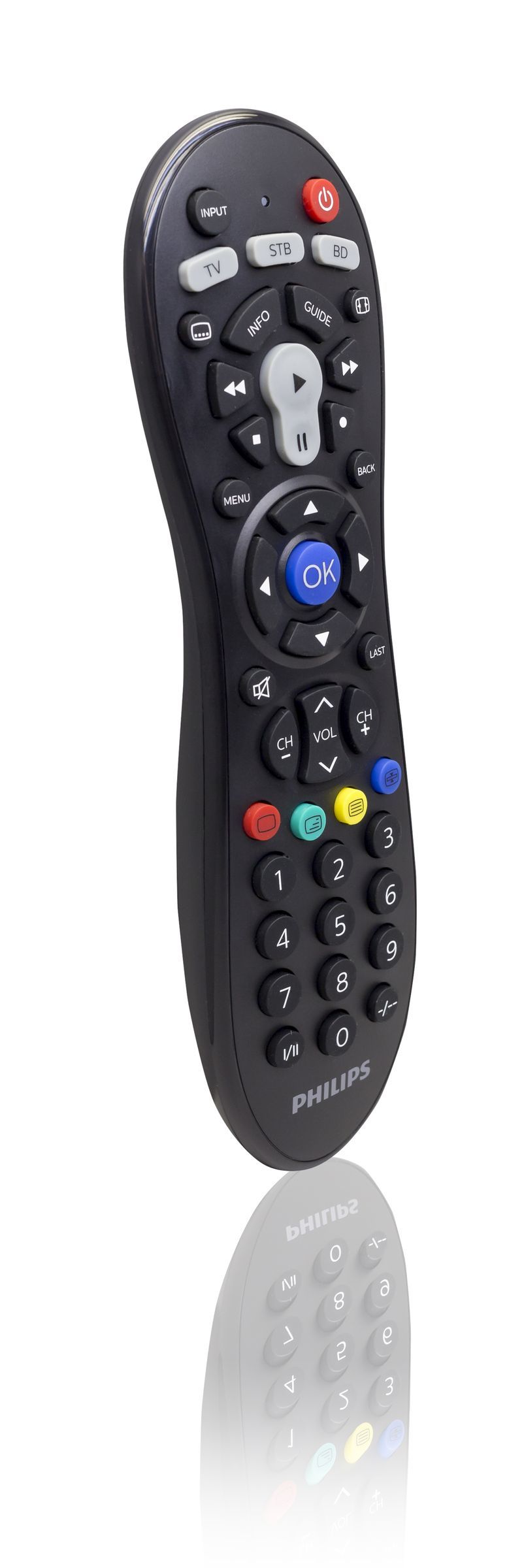 Philips Perfect Replacement Universal Remote Control SRP3013/10 - Black