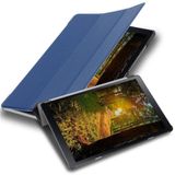 Cadorabo Tablet Hoesje geschikt voor Samsung Galaxy Tab A (10.5 Zoll) in JERSEY DONKER BLAUW