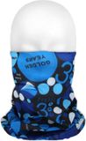 Multifunctionele morf sjaal blauw met cirkel print pour Adultes