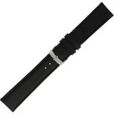 Morellato PMX019GRAFIC18 Basic Collectie Horlogeband - 18mm - Leer - Zwart