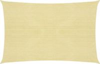 vidaXL Zonnezeil 2x3,5 m HDPE Beige